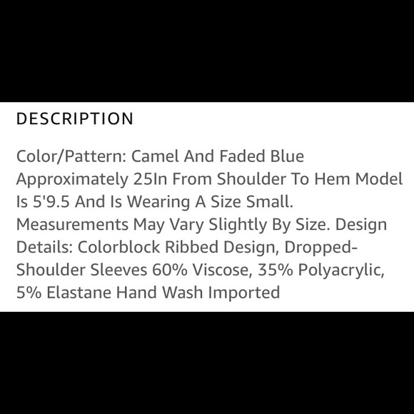 Ragdoll LA Knit Color Block Sweater Size S - Picture 9 of 9